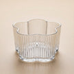 Serrana Glass Julia lines bowl set 12Pcs — ribbed crystal, set of 12, for desserts nuts and snacks