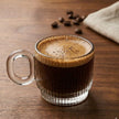 Serrana Glass Maria coffee cup set 6pcs — elegant crystal coffee cup, 80ml set of 6, for refined coffee moments
