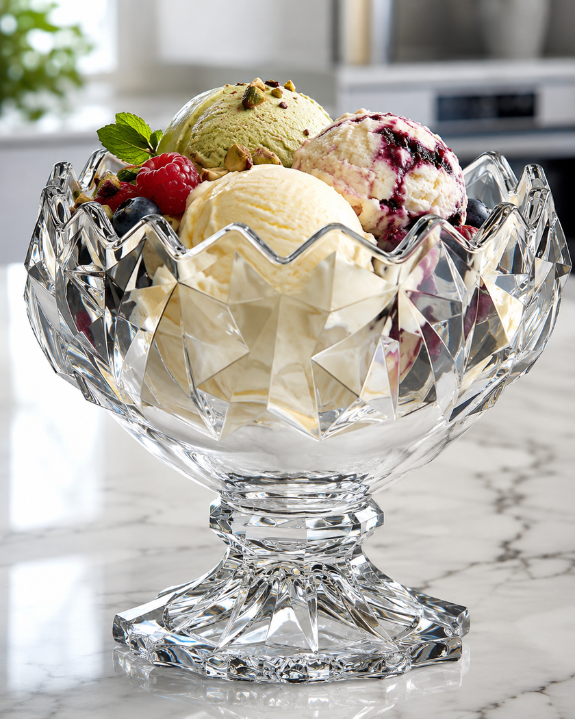 Rocks Ice Cream City Glass Set-2pcs