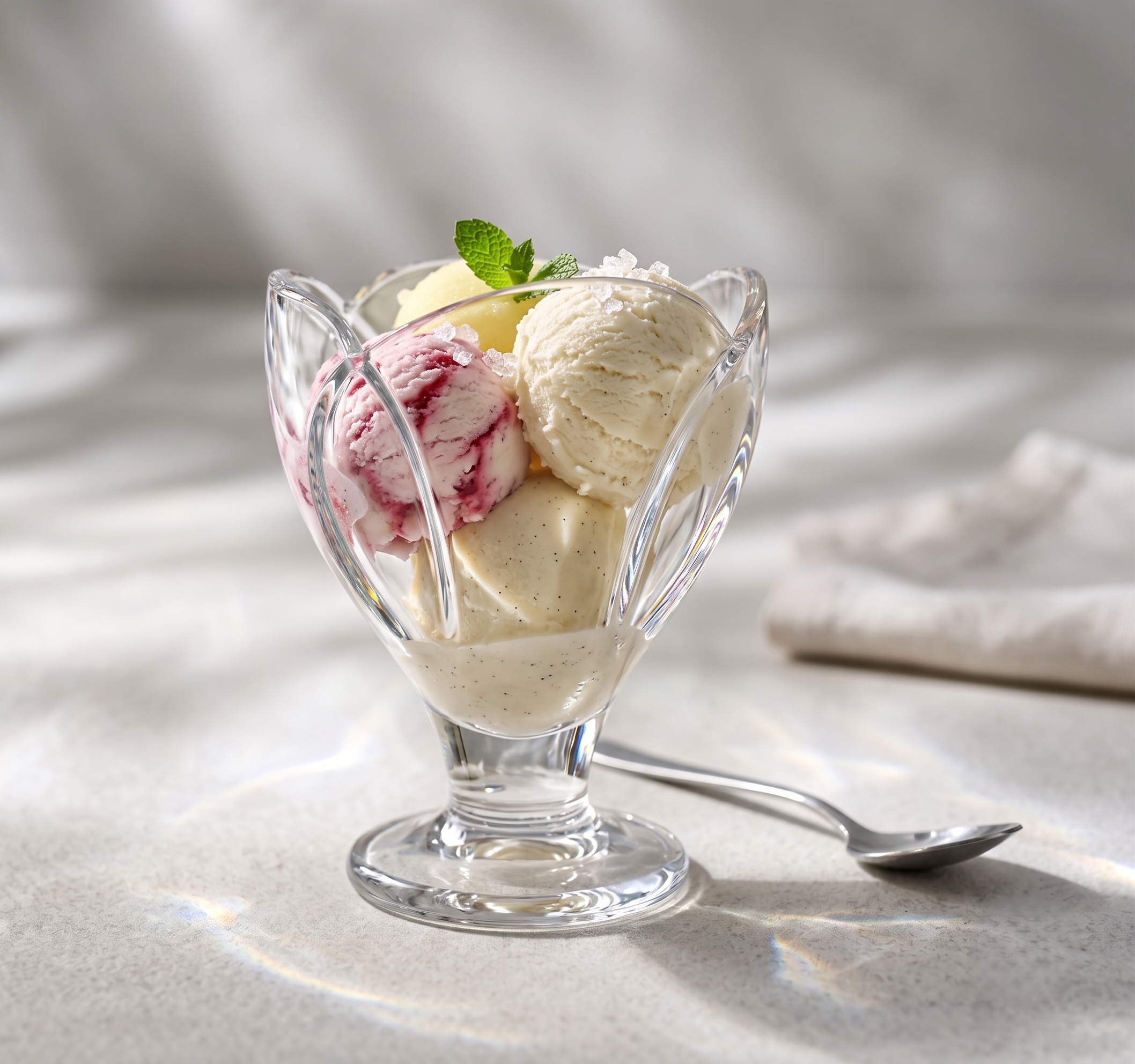 Poland Ice Cream City Glass Set-3pcs