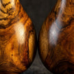Three Sidr wood decorative vases styled together — handcrafted home décor set