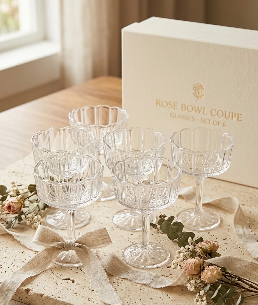 Rose Bowl Set – Set of 6