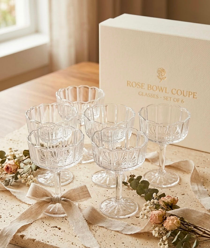 Rose Bowl Set – Set of 6