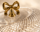 Bamboo Serving Board with Crystal-Cut Acrylic Dome Cover