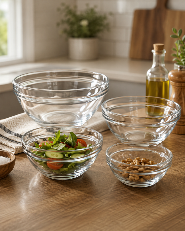 Lucia Bowl Set (220ml + 390ml + 720 ml + 1140ml)