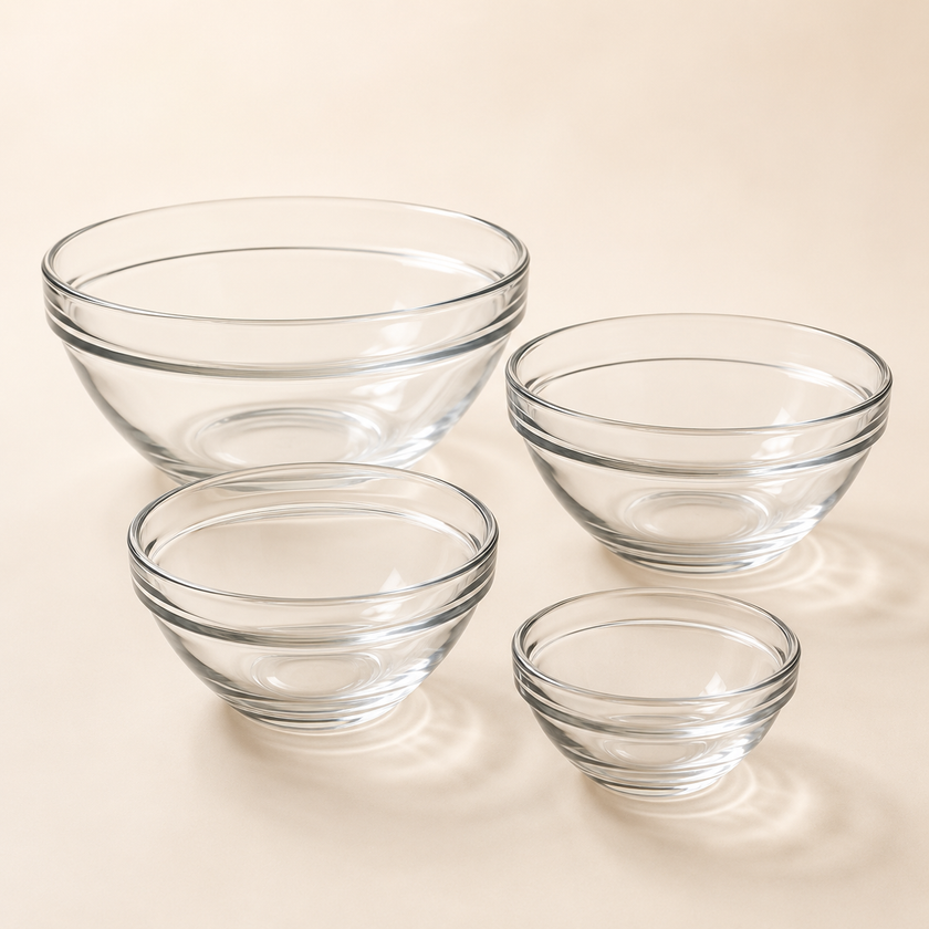 Lucia Bowl Set (220ml + 390ml + 720 ml + 1140ml)