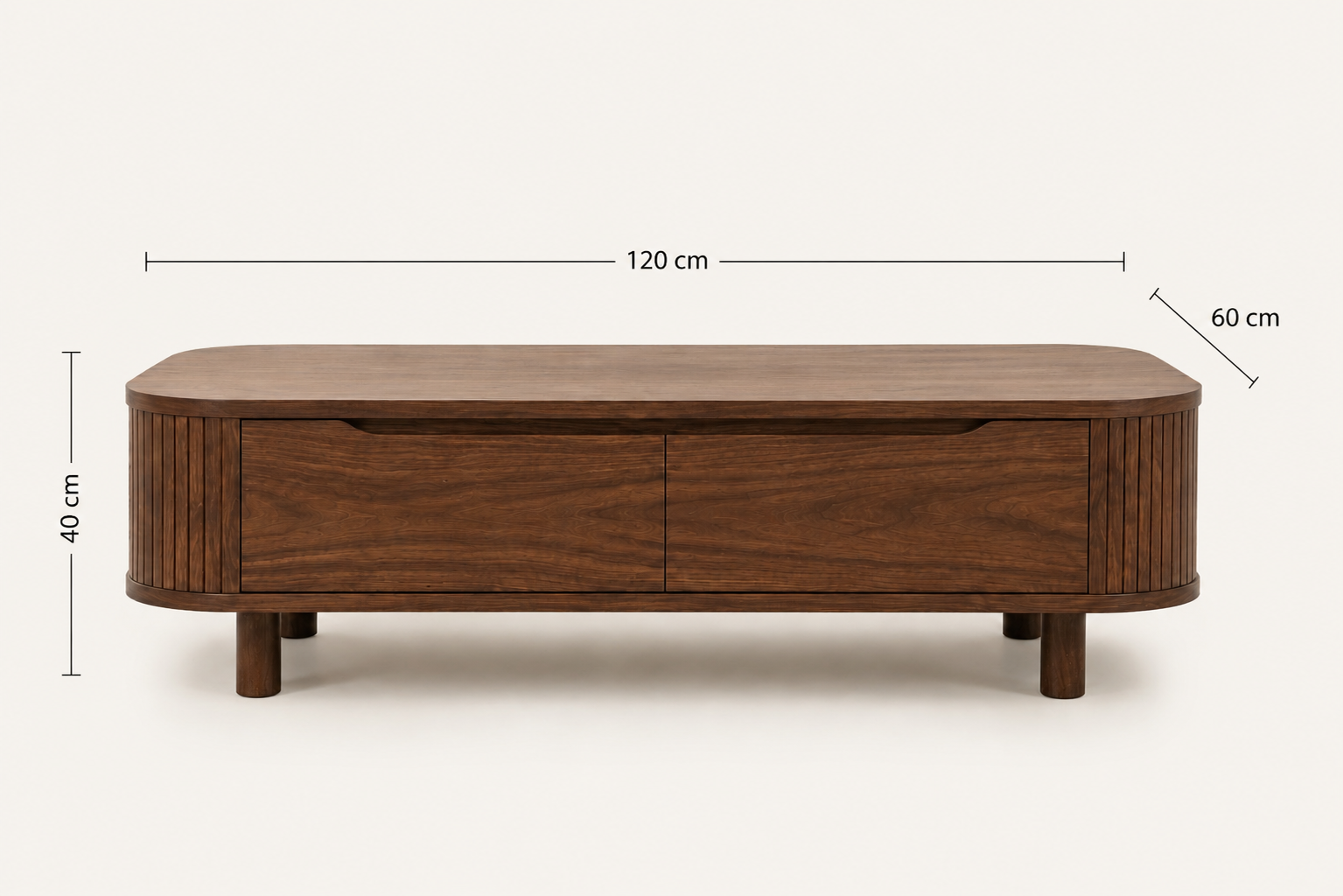 Safya Coffee Table Natural wood 120*60 cm