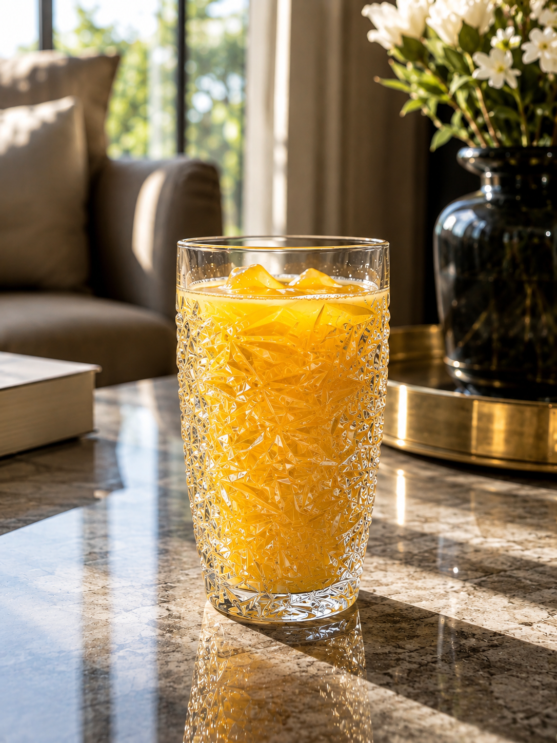 Crackle Tumbler, 300ml-Set of 6pcs