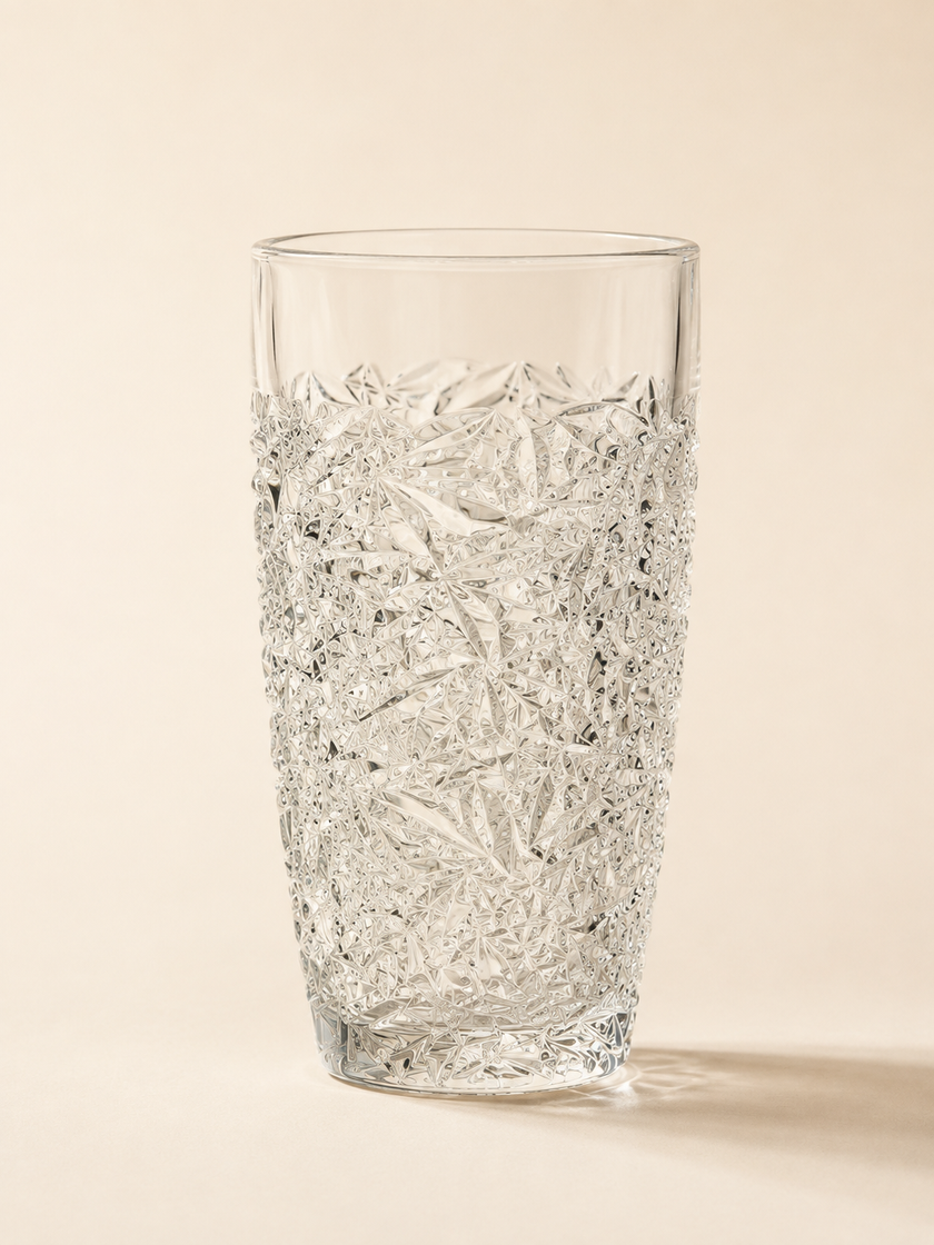 Crackle Tumbler, 300ml-Set of 6pcs