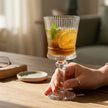 Serrana Glass Cherry stemware set 6pcs — elegant crystal stemware, 150ml set of 6, for juices water and soft drinks