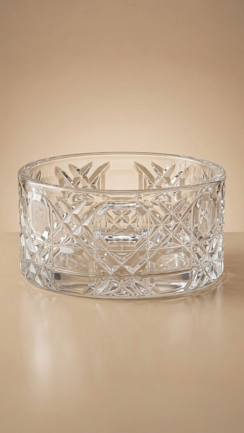 Serrana Glass Madeline bowl set 12Pcs — crystal bowl, set of 12, for desserts nuts and snacks