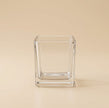 Serrana Glass Celina bowl 8cm set 6Pcs — ribbed crystal bowl, 8cm set of 6, for desserts nuts and snacks