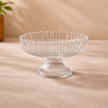 Serrana Glass Sar bowl set 12cm 6Pcs — ribbed crystal bowl, 12cm set of 6, for desserts nuts and snacks