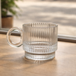 Serrana Glass Maria coffee cup set 6pcs — elegant crystal coffee cup, 80ml set of 6, for refined coffee moments